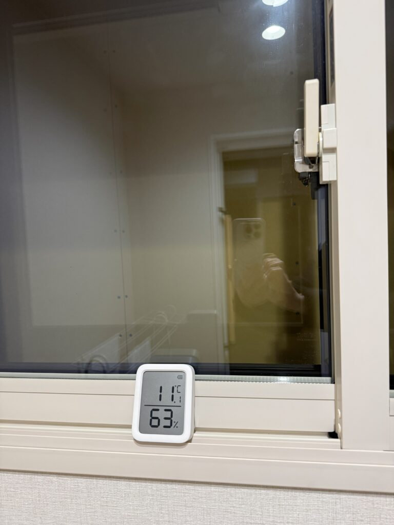 断熱比較体験室　これからの家　結露なし